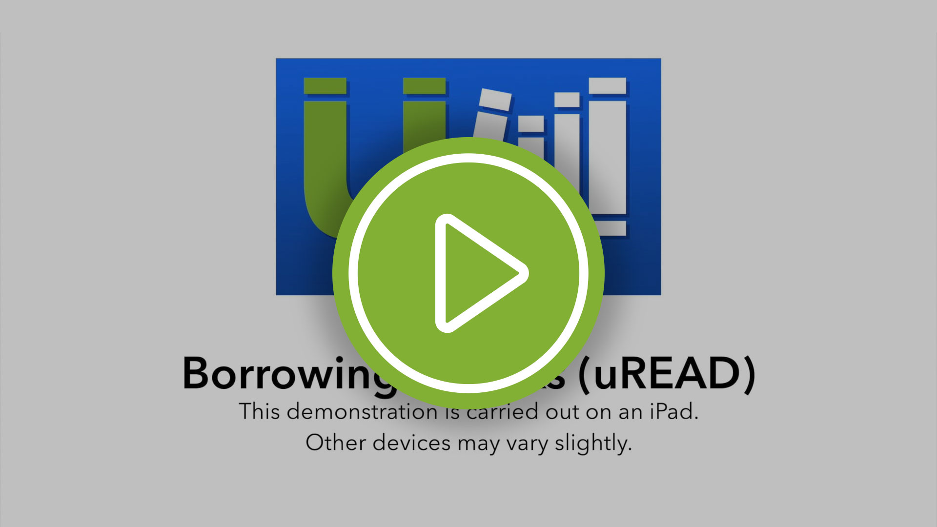 Borrowing eBooks On uLIBRARY (uREAD)