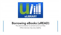 Borrowing eBooks On uLIBRARY – Video Tutorial