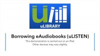 Borrowing Audiobooks On uLIBRARY – Video Tutorial