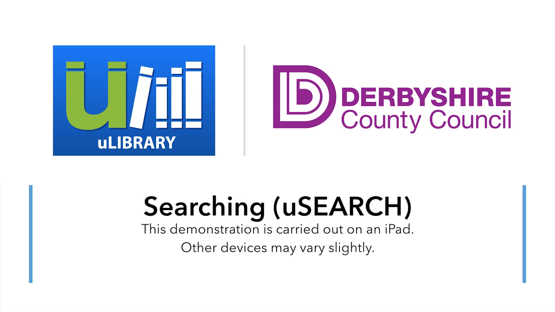 Searching uLIBRARY using the App (uSEARCH)