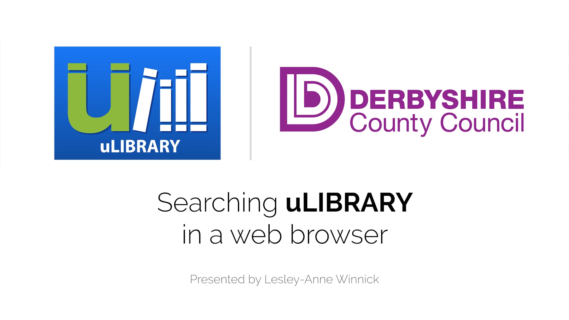 Searching uLIBRARY in a web browser