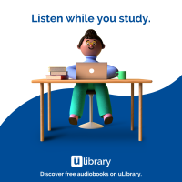 Listen While You Study – Square Graphic