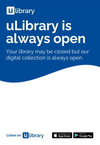 uLibrary Is Always Open – Customisable A4 Poster
