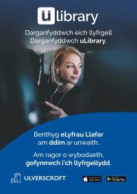 Discover your library, Discover uLibrary Poster – Welsh Version